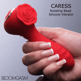 Bloomgasm Caress Rotating Bead Silicone Vibrator