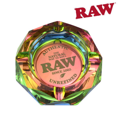 Ashtray: RAW Glass Rainbow