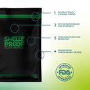 Smelly Proof Large Black 10 pack Bag