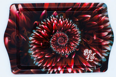Be Lit Tray - Red Flower