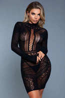 The Heart Racing Mini Dress One Size