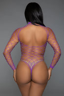 Dancing All Night Teddy One Size-Purple