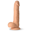 Easy Riders 7" Dildo with Balls- White