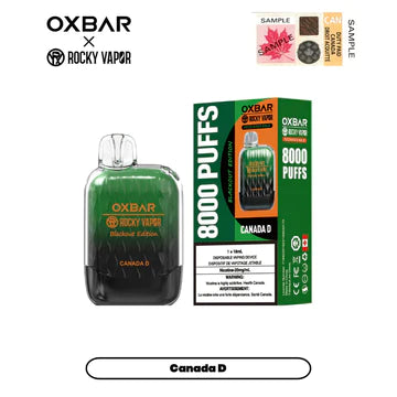 Vape: Oxbar 8000-Canada D