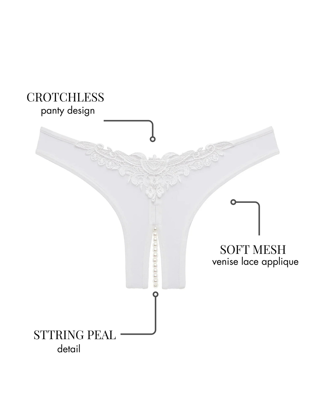Paradise Panty- White