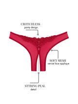 Paradise Panty- Red One Size