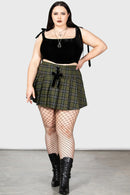 Dark Canopy Pleated Skirt 3X