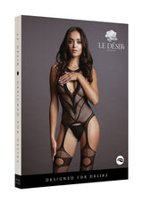 Catsuit: High Neck Fishnet