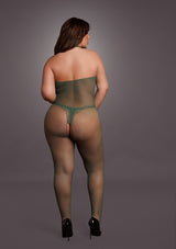 Catsuit: Fishnet & Lace