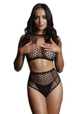 Duo Net Key-Hole Bra Set