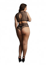 Duo Net Key-Hole Bra Set