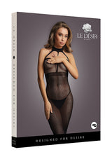 High Neck Dress-Black