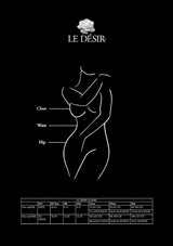 Long Sleeve Fishnet Dress- Black