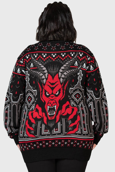 Devil on my Back Sweater 3X