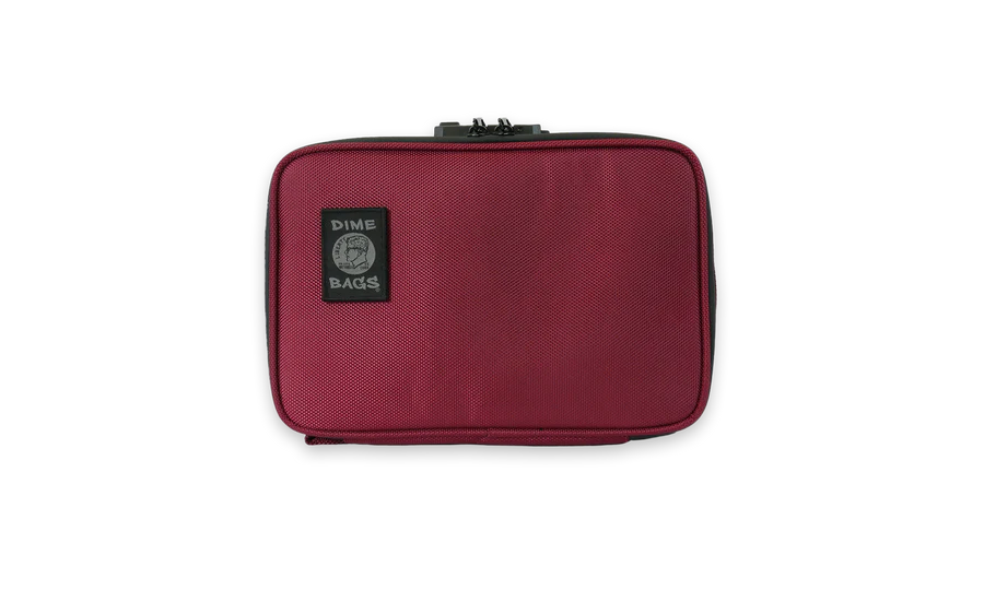 Dime Bags: "Goodfella" Smell Proof/ Lockable (Oxblood - Size: 7")