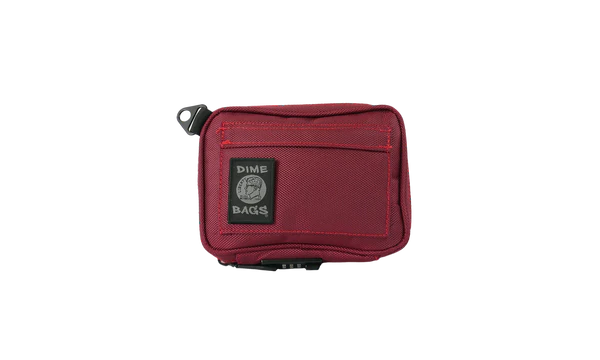 Dime Bags: "Boss" Smell Proof/ Lockable (Oxblood - Size: 8")