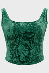 Emerald Envy Corset Top