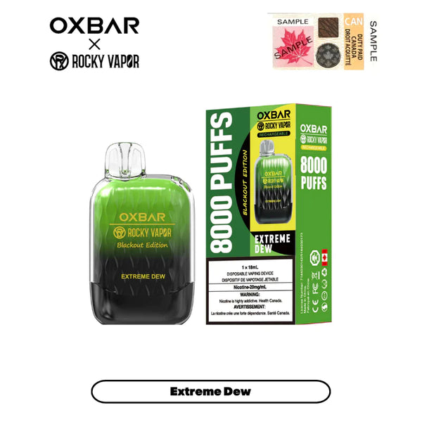 Vape: Oxbar 8000-Extreme Dew