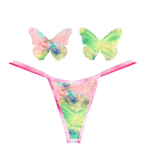Pasties: Rainbow Sherbert Panty Set One Size
