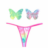 Pasties: Rainbow Sherbert Panty Set One Size