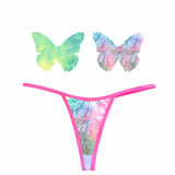 Pasties: Rainbow Sherbert Panty Set One Size