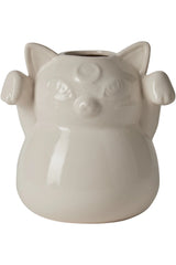Ghost Kitty Vase