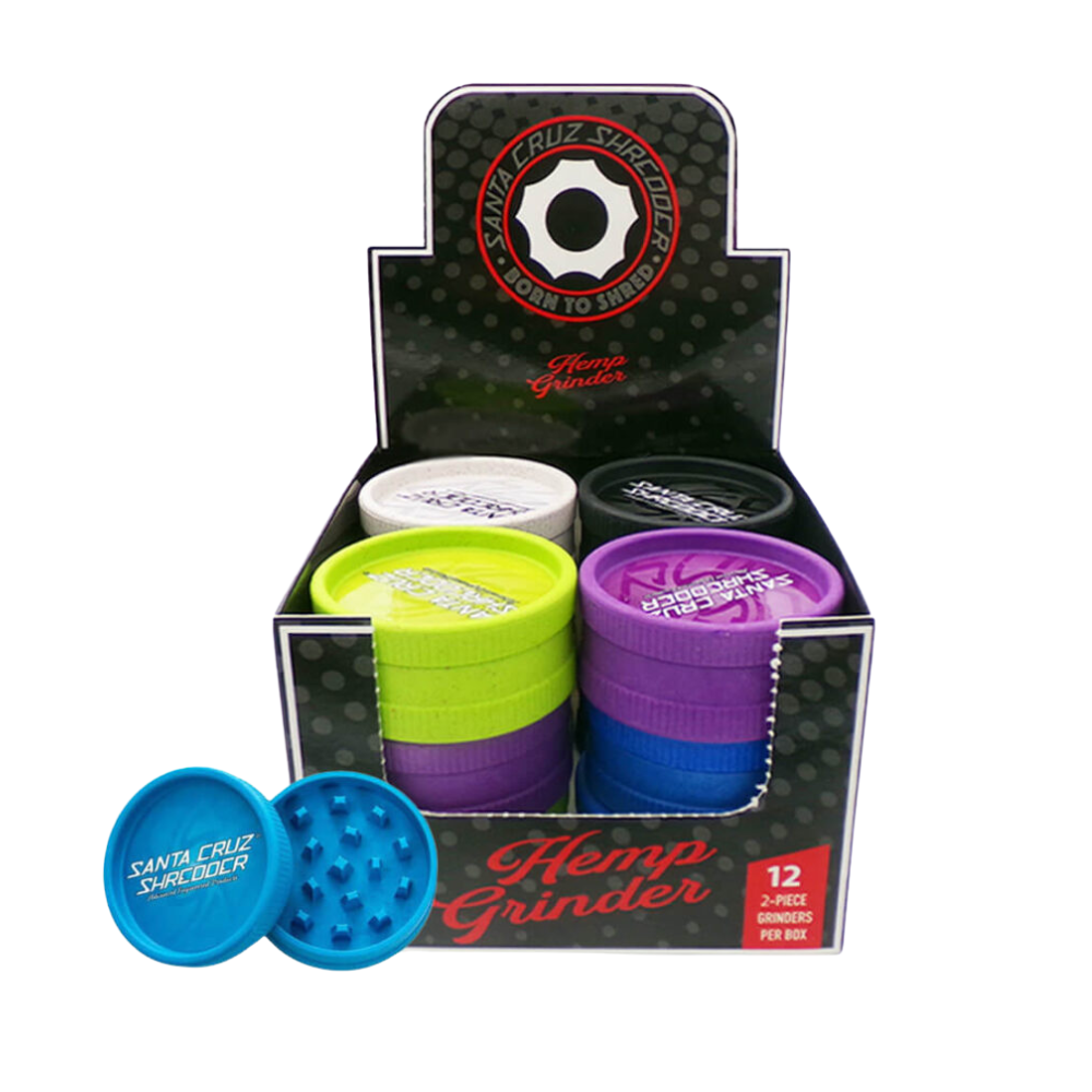 Santa Cruz Grinder 2pc Hemp- Assorted Colours