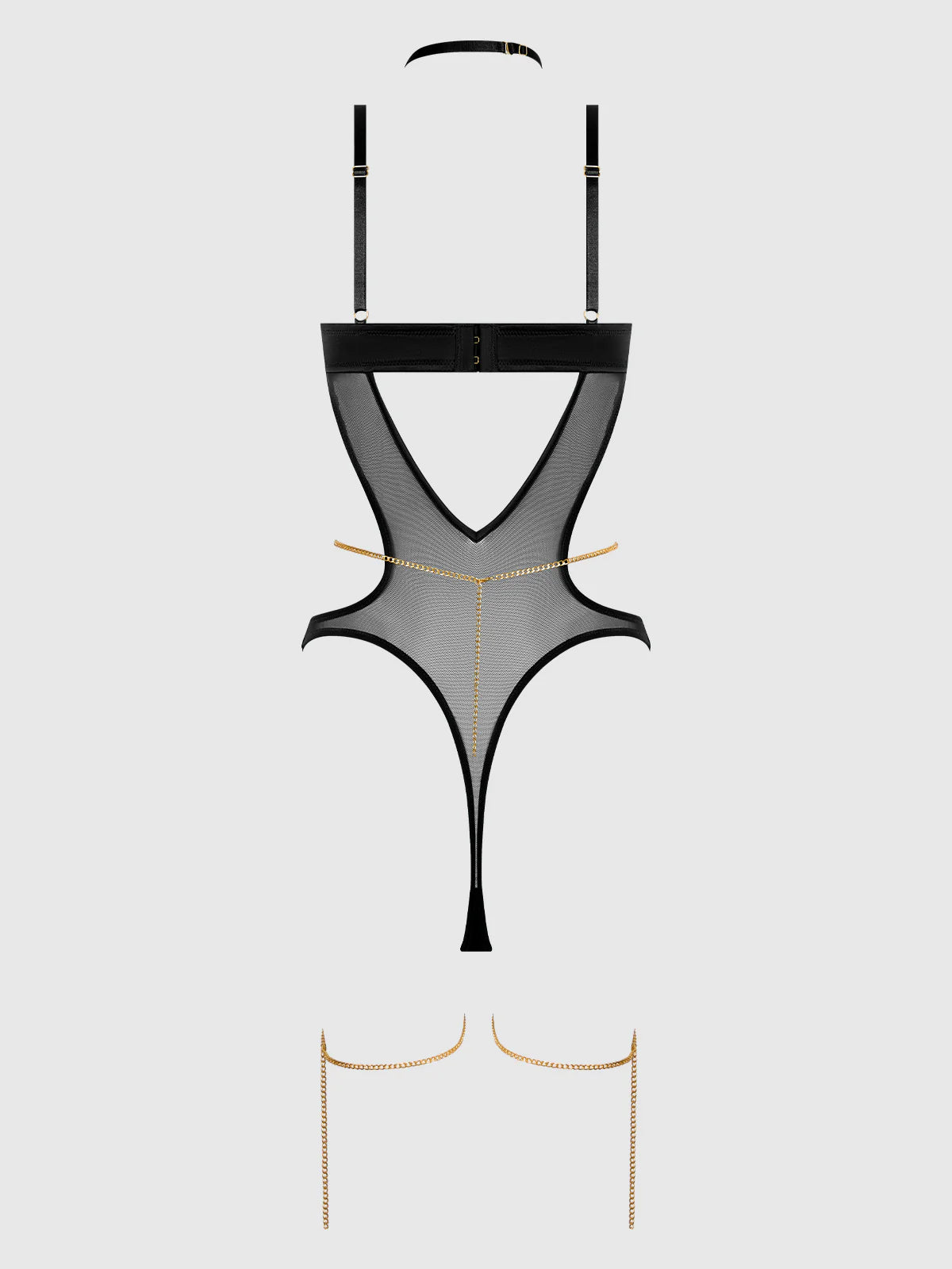 Evangeline Satin & Chain Teddy