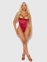 Iryna Silky Micro & Rope Teddy- Red