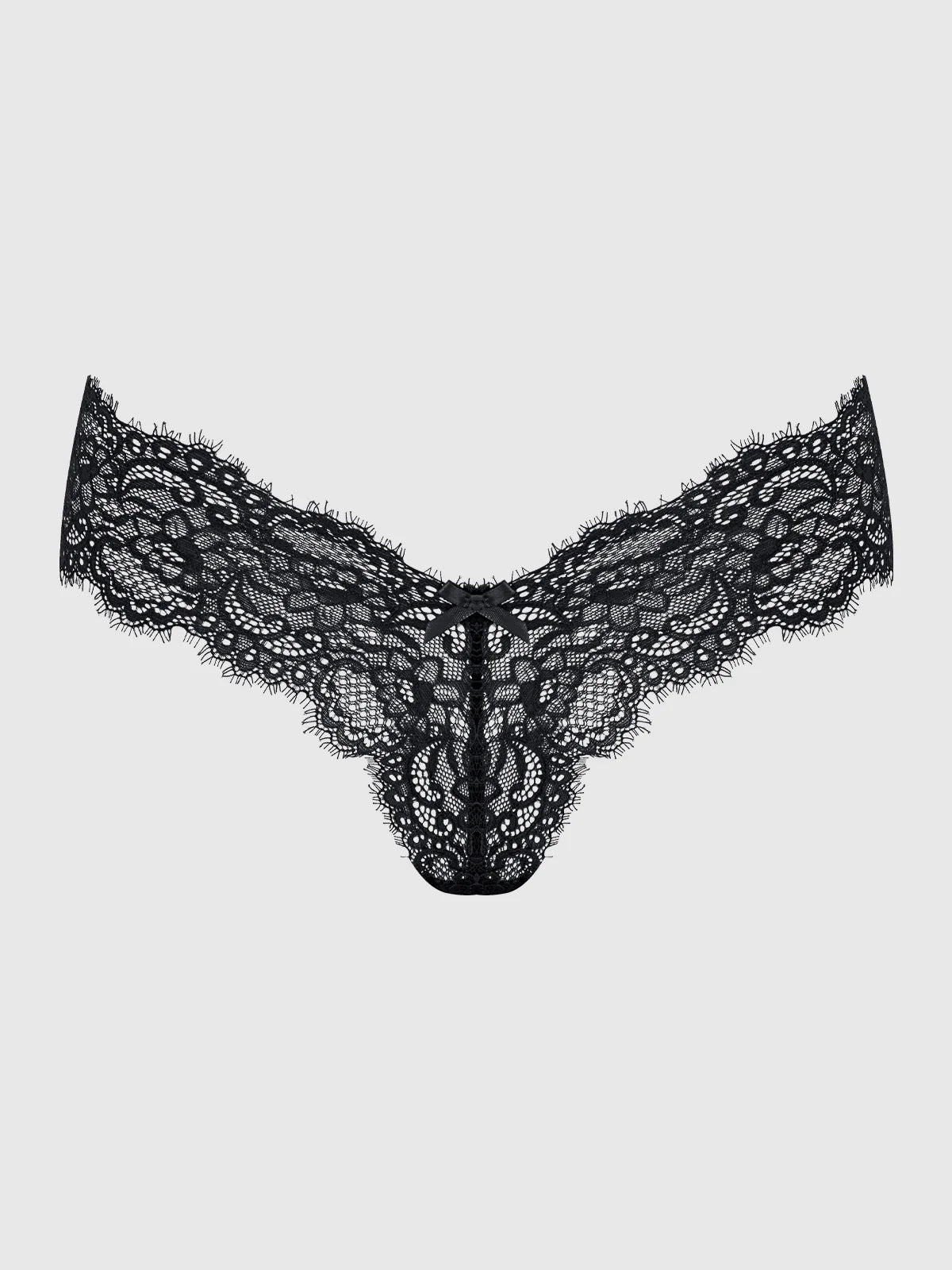 Lana Lace V-Thong- Black