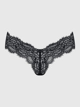 Lana Lace V-Thong- Black