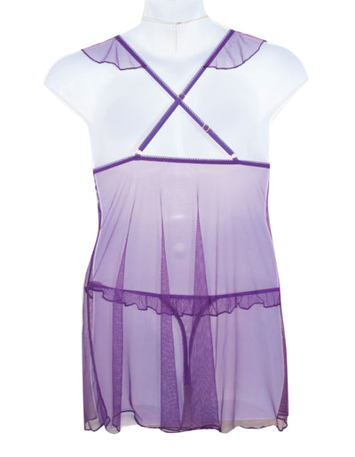Hello, Sexy! The Lily Babydoll Lilac-S/M