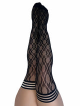 Thigh High: Elle Diamond Fishnet