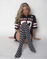 Game Day Thigh High - Black/Grey