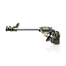 Nipple: Surgical Steel Pistol with Rose Gold