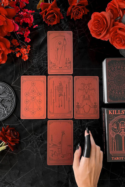 Tarot Cards: Killstar-Red/Black