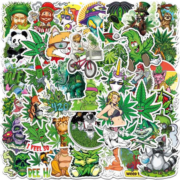 Cannabis Stickers C - Assorted
