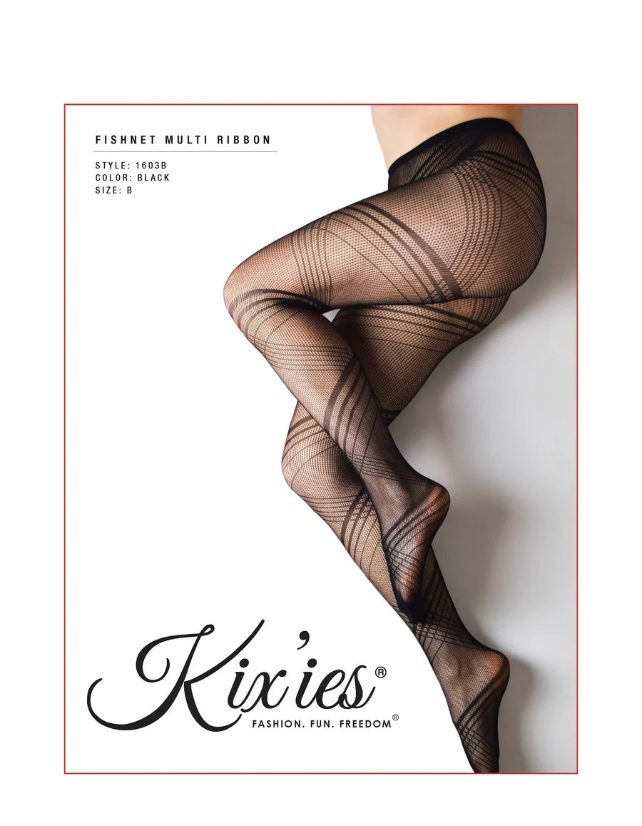 Hose: Fishnet Multi Ribbon