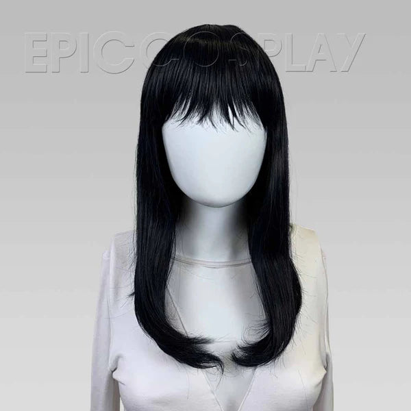 Wig: Signature Black/Blue Medium Length