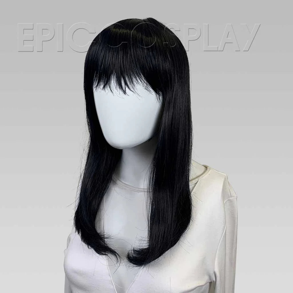 Wig: Signature Black/Blue Medium Length