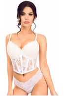 Lavish Waist Cincher White Large