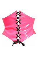 Hot Pink Patent Corset Belt Large