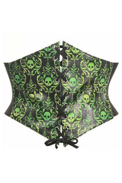 Gothic Green Corset Belt- Medium