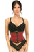 Red Plaid Mini Cincher- Small