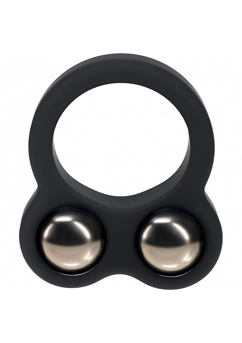 LEVELZ Double Weighted Ball Ring-Black