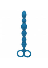 LEVELZ Beaded Silicone Anal Probe-Teal