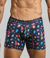 MaleBasics Hipster Boxer Brief- Black Splash