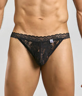 MOB Lace Jockstrap- Black