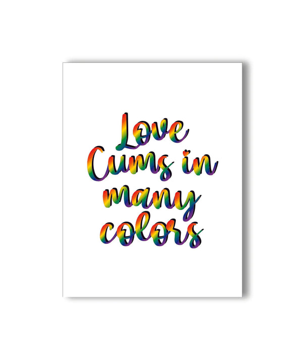 NaughtyKards: Love Cums/Colors