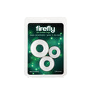 Firefly Bubble Rings 3pc-White